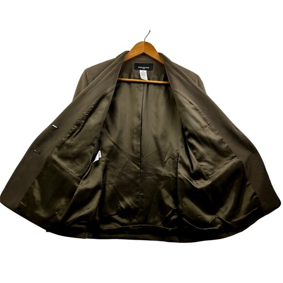 Jones New York Petite 100% Silk Timeless Quiet Luxury Office Chic Blazer Sz 6P - Picture 5 of 5